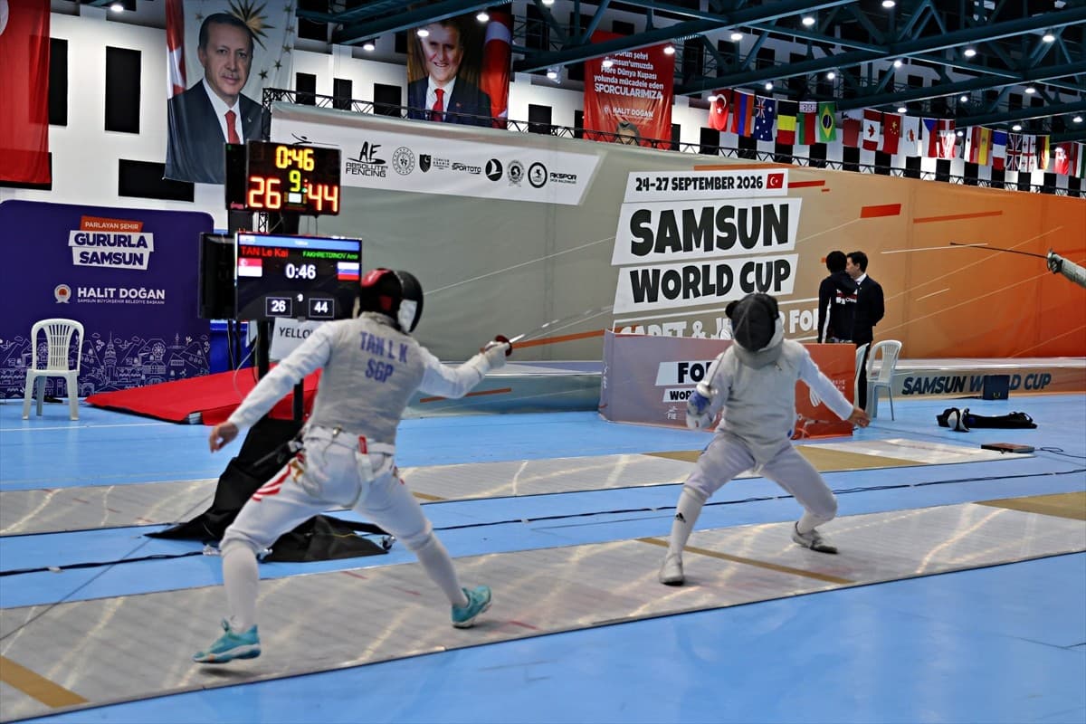 Yıldızlar ve Gençler Flöre Dünya Kupası Samsun'da sona erdi